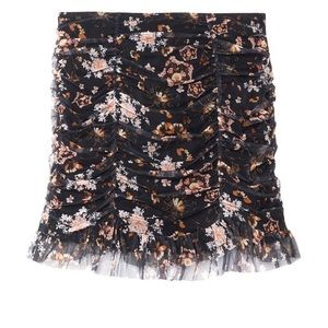 Victoria secret ruched mini skirt